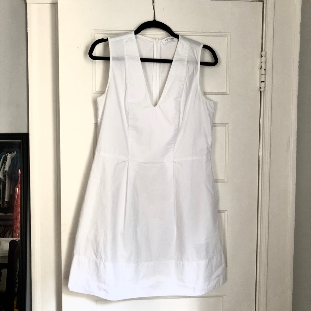 Everlane white tank dress size 10.
